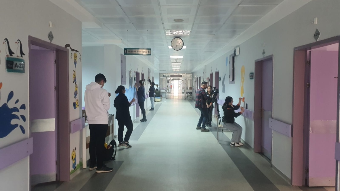 Tunceli Devlet Hastanesi Çocuk Servisini Renklendirdik